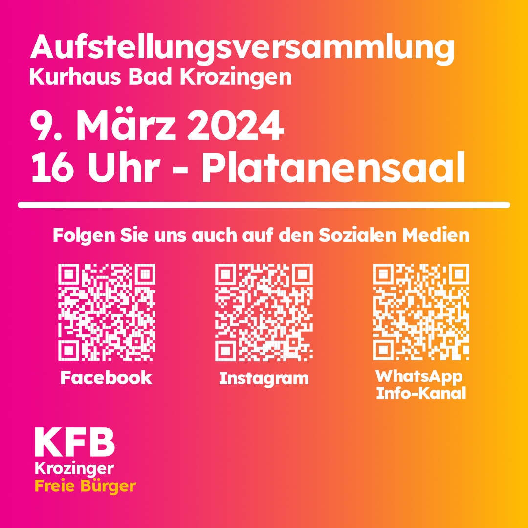 Aufstellung 9. März 2024
